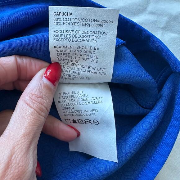 Under Armour Blue IMG Academy Full Zip Up, Hooded, Athletic Jacket- S - Picture 6 of 10